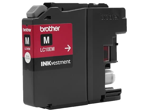Brother LC10EM, Magenta Ink Cartridge, Super High Yield, 1200 pages