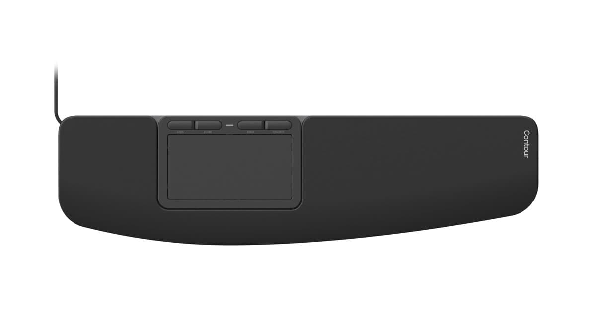 Contour Touch Ergonomic Touchpad, Wired, USB Type-C, 118 × 434 mm