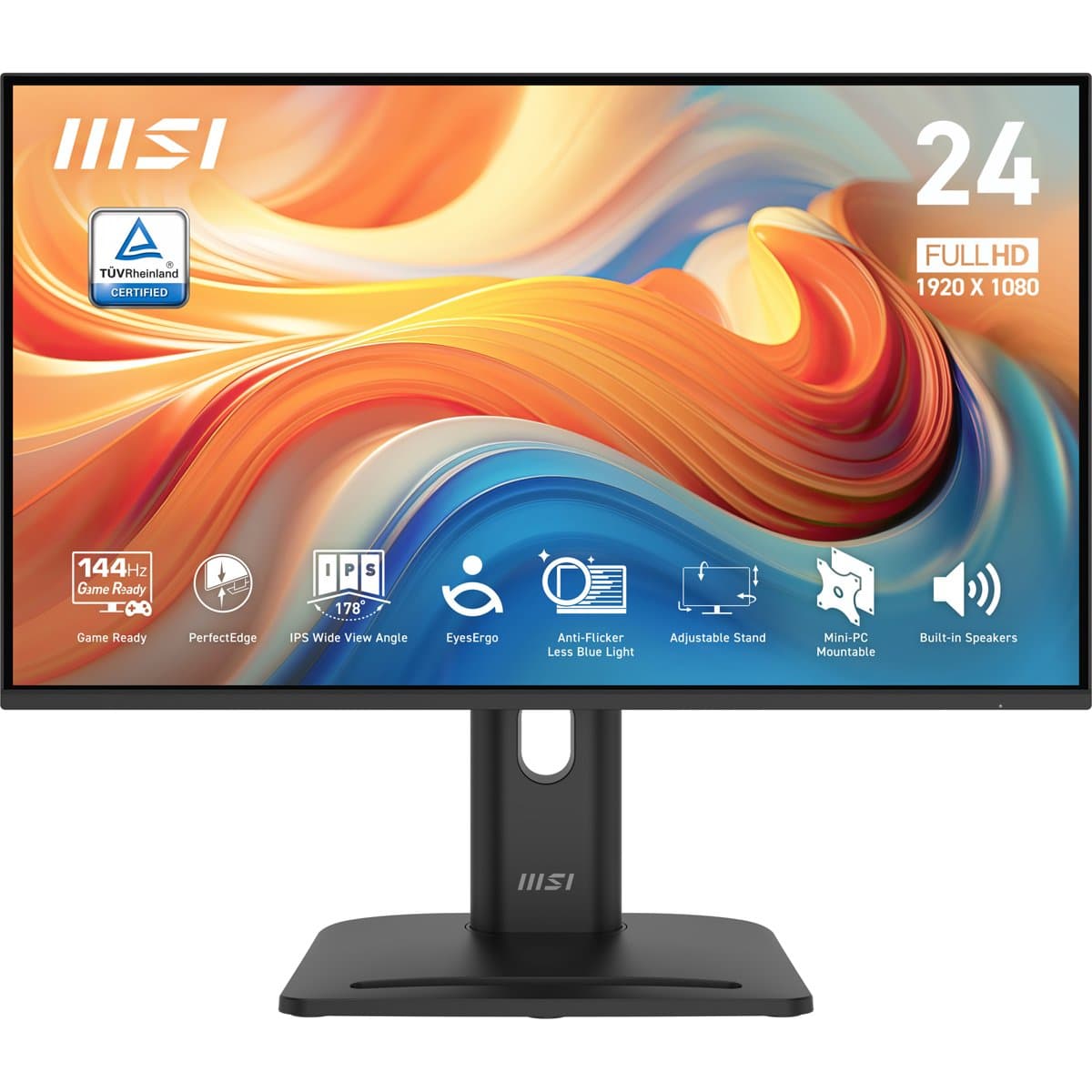 MSI Pro Mp245pg E14 Monitor 24in IPS 1920X1080 FHD 144Hz