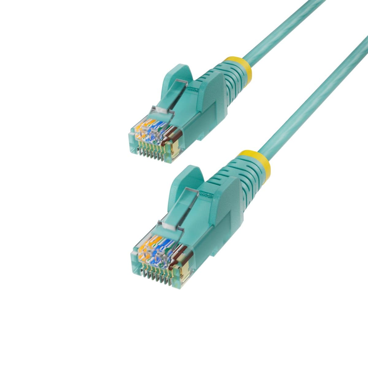 StarTech.com Slim CAT6 Cable Aqua LSZH Sna Gless RJ45 UTP Patch Cable