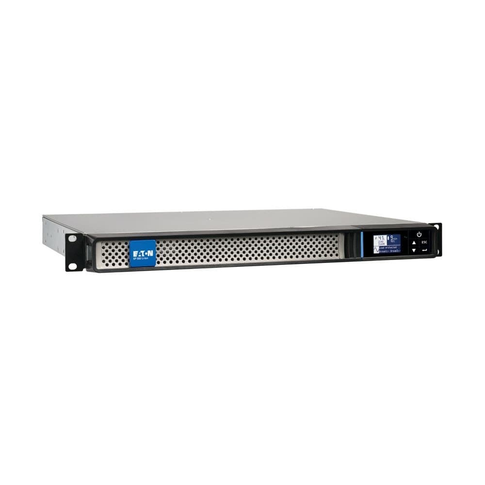 Eaton 550VA 495W 120V Avr UPS 6 Out Li-Ion Installed Network Card 1URM