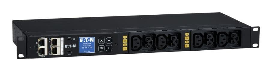 Eaton 1-Phase Metered Input Rack PDU G4 230V 4 C13 And 4 C39 Outlets 16A