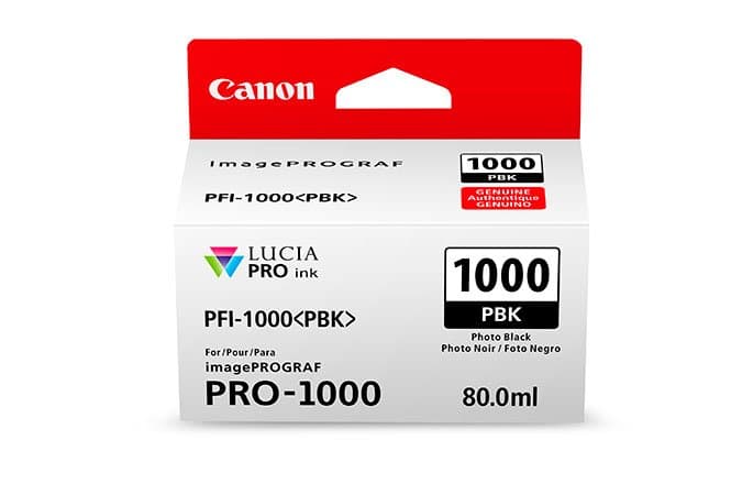 Canon Pfi-1000 Photo Black Ink Tank