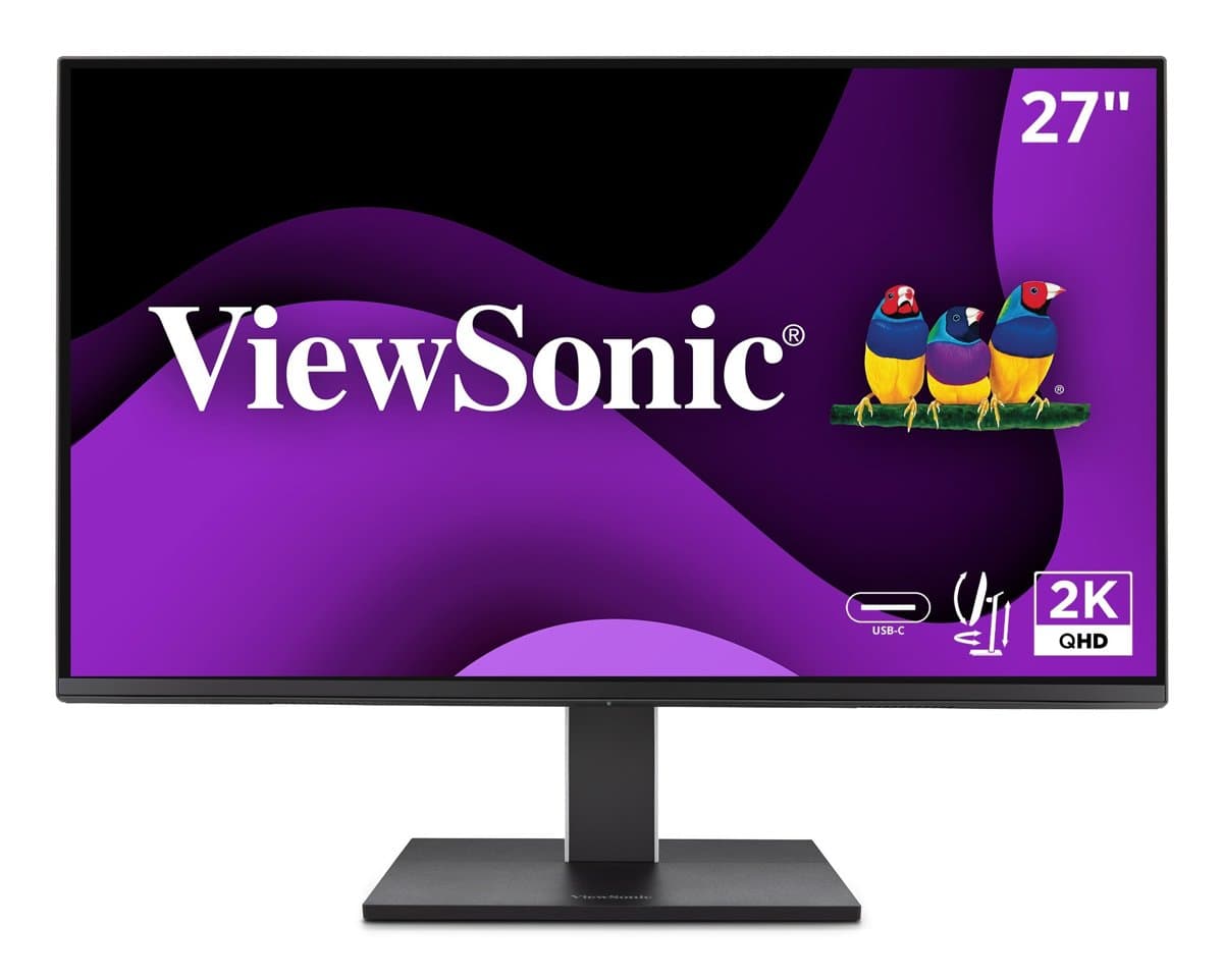 ViewSonic 27in IPS Ergonomic Monitor With 2560 X 144065W USB-C