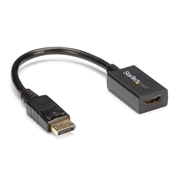 StarTech DisplayPort to HDMI Adapter, Passive, DP++, 1080p, Latching DP