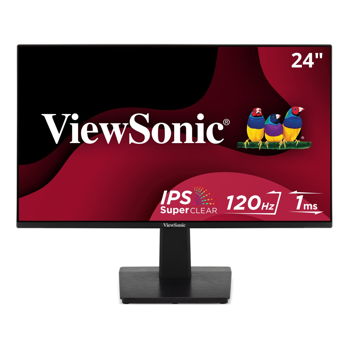 ViewSonic VA2448-MH, 24" Full HD 120Hz IPS Monitor, Built-in Speakers, HDMI/VGA